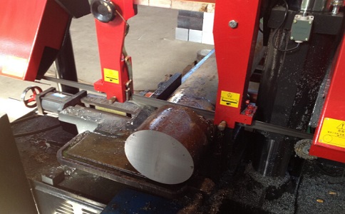 大英卧式带锯床加工时出现明显振荡如何排查？